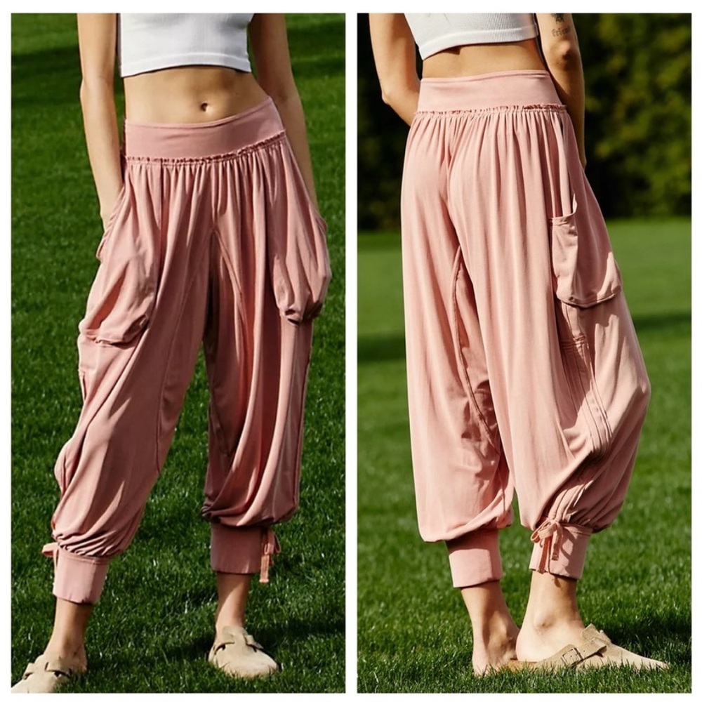 Free People Silver Lining Harem Pant Size M